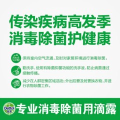 滴露Dettol 消毒液 750ml 杀菌除螨 儿童宝宝内衣 家居室内 宠物环境消毒 消毒水